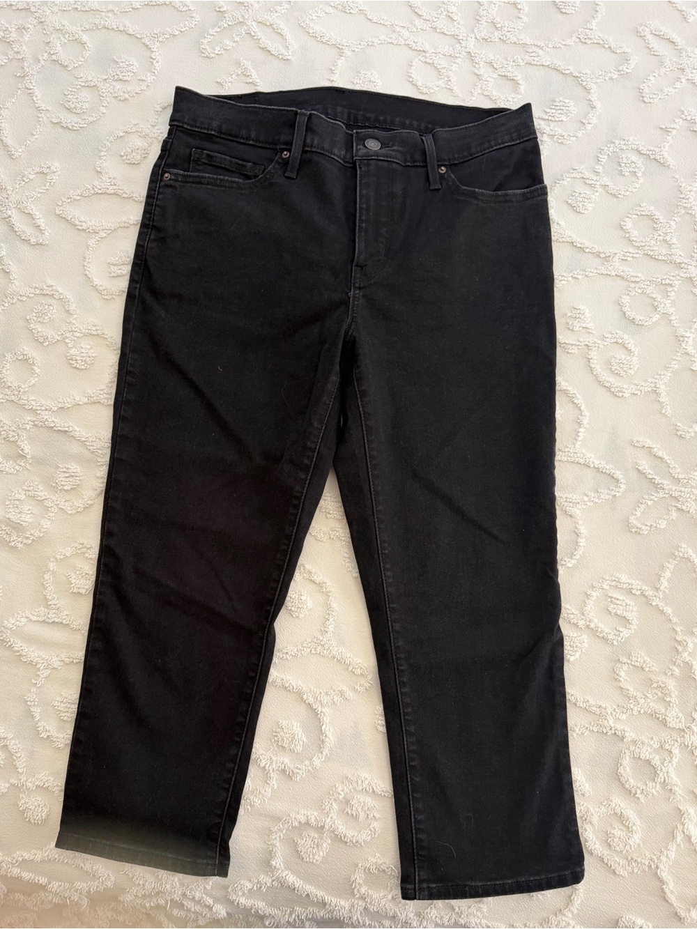 Levi's Black Straight Leg Women's Jeans